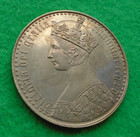 Somalia 2001 25 Shillings Cu-ni Crown Size Coin  Queen Victoria Gothic Portrait