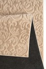 Non Slip Carpet Runner Rug  Machine Washable  Pvc Rubber Backing  Plain Beige