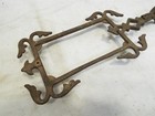 Early Cast Iron Glass Tail Sign Weathervane Arrow Advertising Lightning Rod