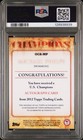 Michael Phelps 2012 Topps Usa Olympics Champions Autographs  on-card Auto  Psa 9