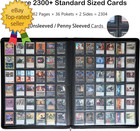 Premium 2300 Pockets Card Binder  Large 36-pocket 2000  Ringless Trading Card Al