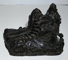 Japanese Chinese Centipede Insect Bronze Sculpture Statue Antique