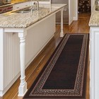  Alfombras Bordered Modern 2x7 Non-slip  non-skid  Low Pile Rubber Backing 