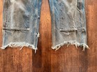 Vintage Carhartt Double Knee Denim Logger Pants Suspender Buttons 36