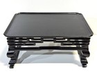 Vintage Korean Wood Low Table Display Stand