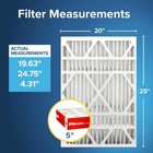 20x25x5 Merv 11 Ac Filter  Mpr 1000  Allergen Defense  2-pack