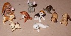  10  Vintage Hagen Renaker Miniature Ceramic Figurine Bunny Mouse Seals Fawn Pup