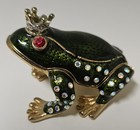 Adorable Frog Prince Trinket Box