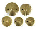5-piece Low Volume Cymbals Set With 14    Hi-hats   20    Ride - B20 Bronze Alloy