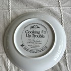 Cooking Up Trouble Cat Collector Plate Fine Porcelain Limited Edition