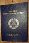 Expired German Democratic Republic Invalid Gdr Travel Document Many Visa Stamps