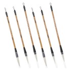  6 Pcs Calligraphy Water Pen Student Portable Writing Brush Painting Markers