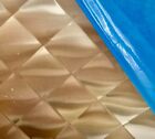 48x120 Diamond Stainless Steel Quilted Wall Back Splash Restaurant Food Truck