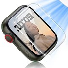 3 Pack Tempered Glass Screen Protector For Apple Watch Iwatch 38 40 42 44 Mm