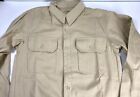 Wwii Us Navy Officer Nco Combat  khakis  Summer Field Shirt-size 2  42-44r