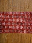 Egyptian Assuit Shawl  Red With Silver