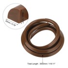 Flexible Molding Trim 118 Inch Quarter Round Molding Water Barrier Brown