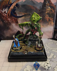Painted Reaper Bones Zombie Dragon  Necromancer  Undead Skeleton  Display Base