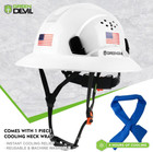 Full Brim Hard Hat Vented Construction Safety Helmet Osha Approved Cascos   