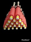Cajun Catfish Jugline Fishing Noodle Jugline Lot Of 30 Red Weighted