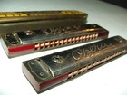 Vintage  2  Opera Mad In West Germany Harmonicas harmonica One W  Case