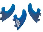 Pacific Vibrations J Drive Tri Fits Fcs Surfboard 3 Fin Set New Fins Color Blue