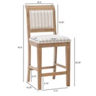 Linon Home Decor Products Newton Grey Counter Stool Gray Wash Amzn1481