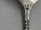 Antique Sterling Silver Twisted-handle Ice Cream Spoons  1900-1915 