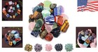 Assorted Raw Stones 1 Lb - Untreated Healing Crystals For Beginners   Collectors