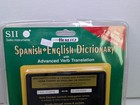 New Berlitz Seiko Electronic Translator Spanish English Dictionary Sii Tr-2720