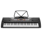 Open Box - 61-key Electronic Keyboard Digital Piano With Usb  Mic   Stand