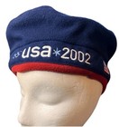 Vtg Roots Athletics 2002 Winter Olympics Team Usa Fleece Beret Beanie Hat Sealed