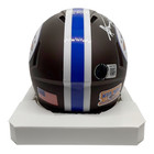 Henry Winkler  coach Klein  Autographed Mud Dogs Mini Helmet Bas Authenticated