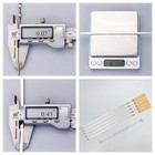 Fowutas 23 6  Large Bbq Skewers Stainless Steel Reusable Kebab Set With Wood Han