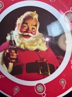 Coca Cola Christmas Santa 10 5 Inch Dinnerware Plate Gibson Everyday Plastic