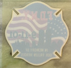 343 Fdny 9-11 Skyline Decal In Memory Of Our Fallen Heroes 9-11-2001