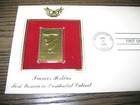1980 Frances Perkins Presidential Cabinet Gold Golden Cover Replica Stamp
