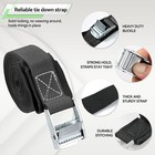 6 Pc 2 5m Lashing Straps With Buckles Adjustable Cam Buckle Tie Down Cinch Strap