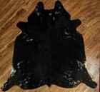 Exotic Tricolor Cowhide Rugs Hair On Cow Hide Natural Skin Area Rug Large Size
