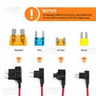 12pcs Fuse Tap Adapter Kit 12v 20 Amp Car Add-a-circuit Mini Standard Blade Fuse