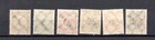 Germany 1923 Set Overprinted Service-stamps  michel D 99 104  Nice Mnh
