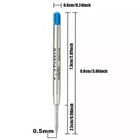 Good Parker Sonnet Ballpoint Pen Matte Black White Clip Fine Nib Blue Ink Refill