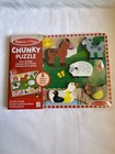 Melissa   Doug Chunky Puzzle - Wooden Farm Animals - New   Sealed
