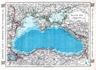 1921 Johnston Map Black Sea Ukrane Turkey Cimea Russia Odessa - Dexter Ad