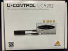 Behringer U-control Uca202 Usb Audio Interface White 2 In 2 Out Digital Out New