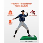 Uimoso 31 In Portable Baseball Softball Pitching Mound For Outdoor Training