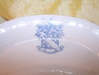 Antique Phi Delta Theta Fraternity West End China Bone Dish   Plate W  Crest Old