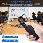 Power Point Presentation Remote Wireless Usb Ppt Presenter Laser Pointer Clicker