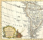 Map South America Reynolds For Mountague s History Of England 1773