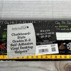 New Chalkboard-style Grades K-2 Self-adhesive Vinyl Desktop Helpers - 24 Pack